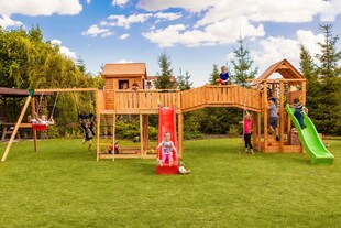 FUNGOO MAXI SET Spielturm Klettergerüst SMILE FARM 