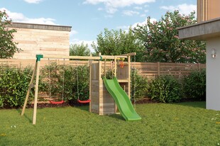 FUNGOO Spielturm Klettergerüst Houser 