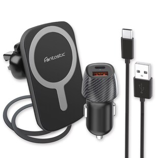 Fontastic SET - Magnet Halterung + KFZ-Ladeadapter 20W PD FC 
