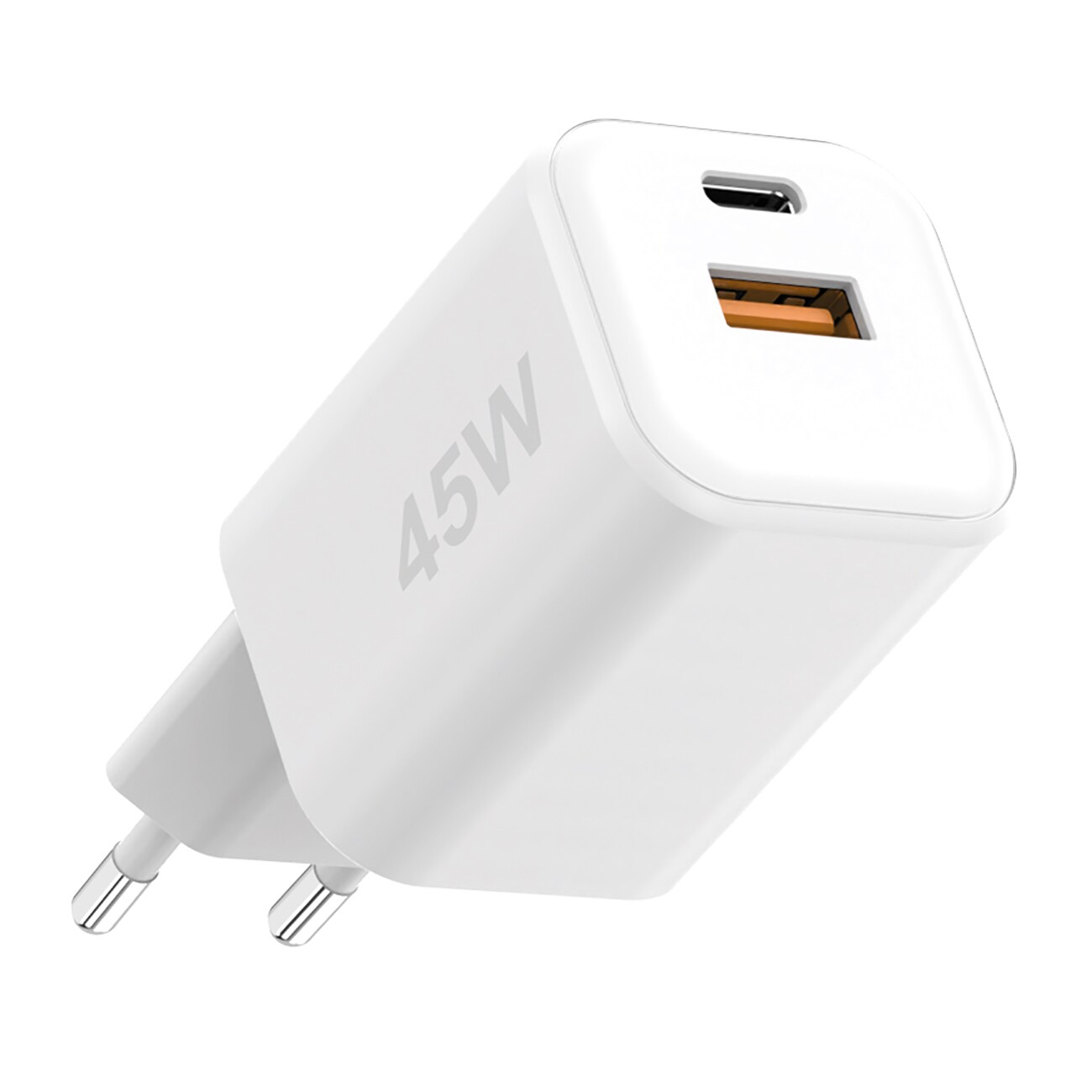 Fontastic USB Ultra Schnell-Reiselader Mini GaNto45 weiss 