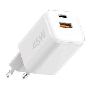 Fontastic USB Ultra Schnell-Reiselader Mini GaNto45 weiss 