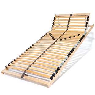 Coemo Ergonomischer 7 Zonen Lattenrost 90x200 cm mit Kopfteilverstellung 