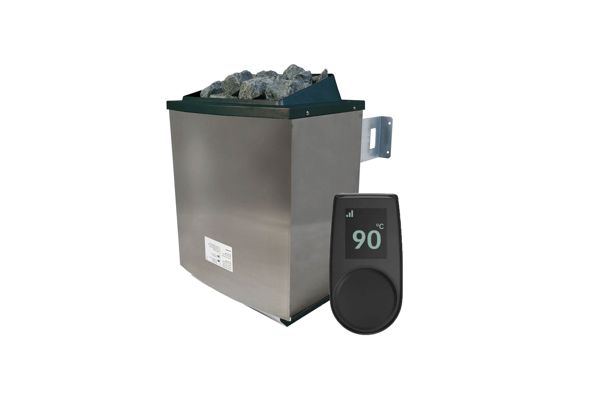 Karibu Sparset Saunaofen 9 kw finnisch + Steuerger&auml;t huum "uku wifi" mit App Steuerung 