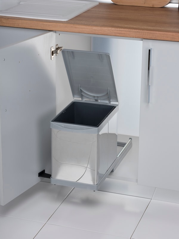 Aspira Ausziehbarer Einbaum&uuml;lleimer &bdquo;M&uuml;llomatic PRO 1&ldquo; 