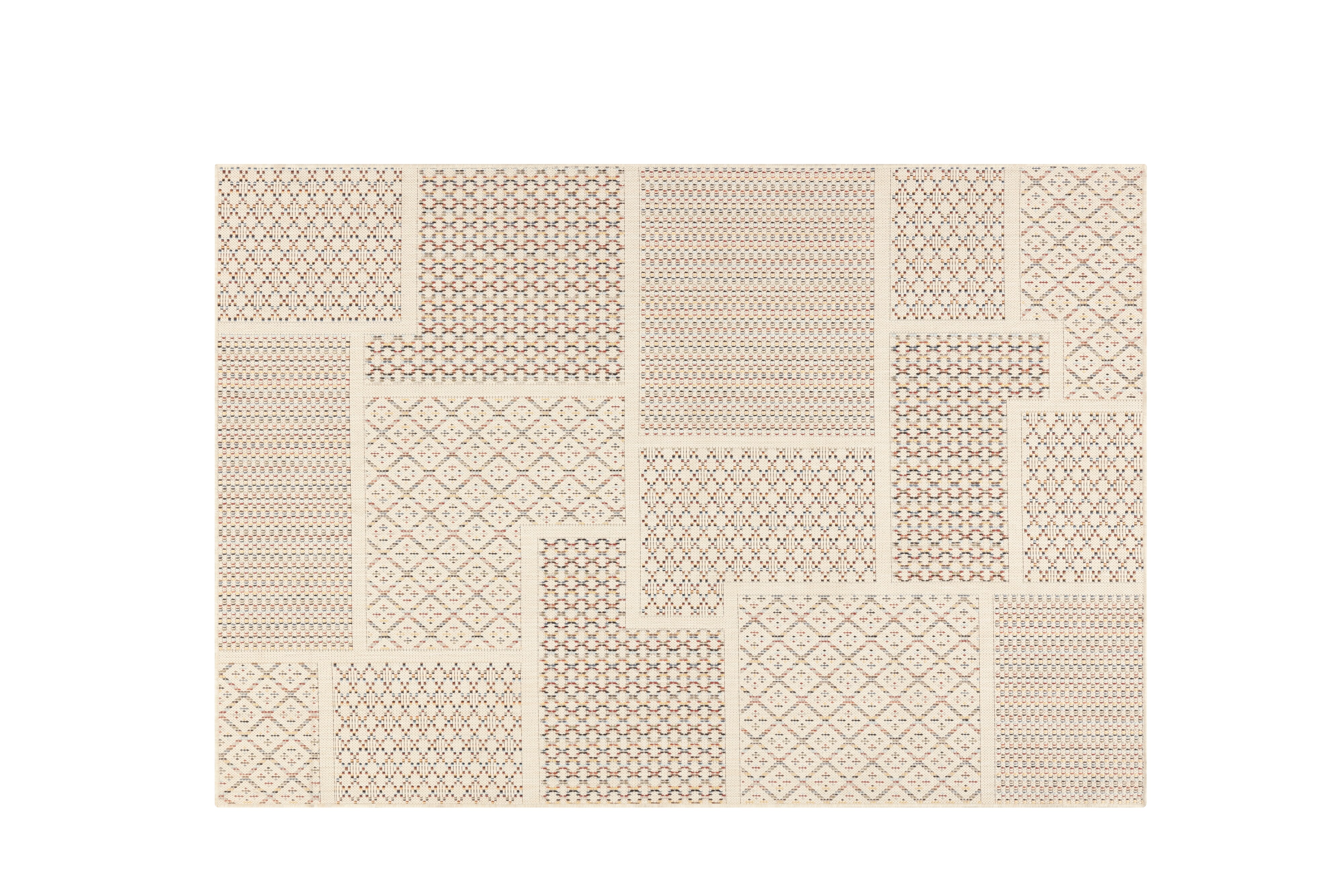 Peyer Syntex Teppich Rainbow in verschiedenen Gr&ouml;&szlig;en f&uuml;r den Innen- und Au&szlig;enbereich pflegeleicht 