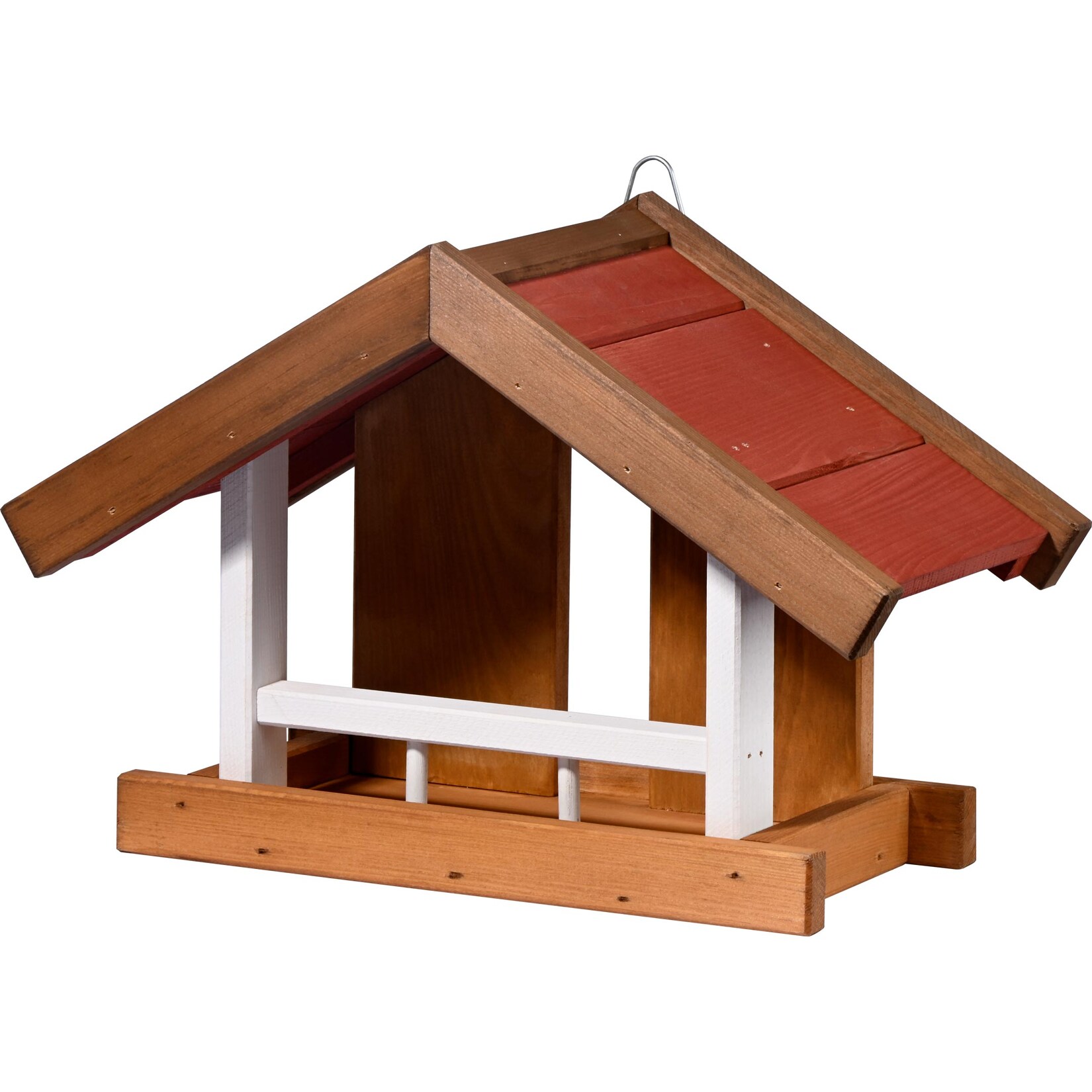 dobar großes Vogelhaus "Herbstfrüchte" zum Aufhängen, Futterhaus für Wildvögel, ca.: 33,5x29x34 cm