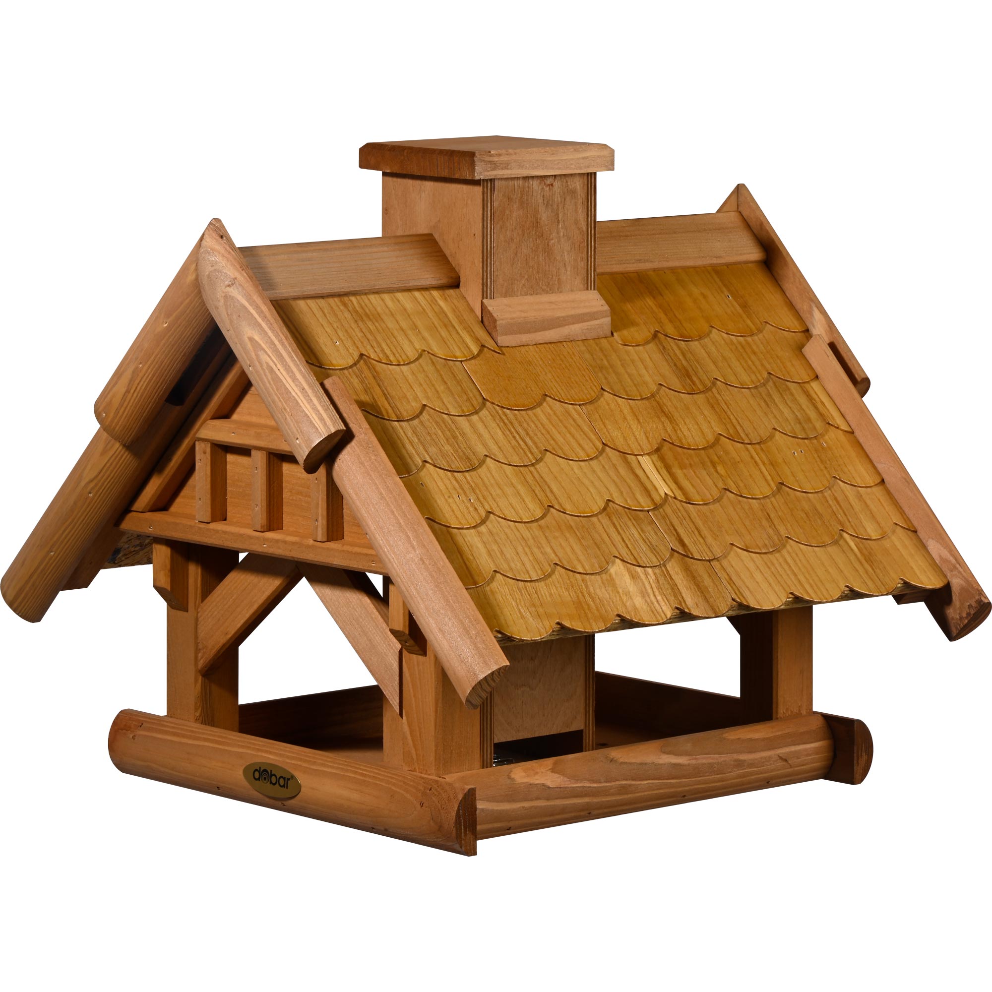 dobar gro&szlig;es Vogelhaus "Bl&auml;tterfall" f&uuml;r St&auml;ndermontage, Vogelfutterhaus zum Aufstellen 