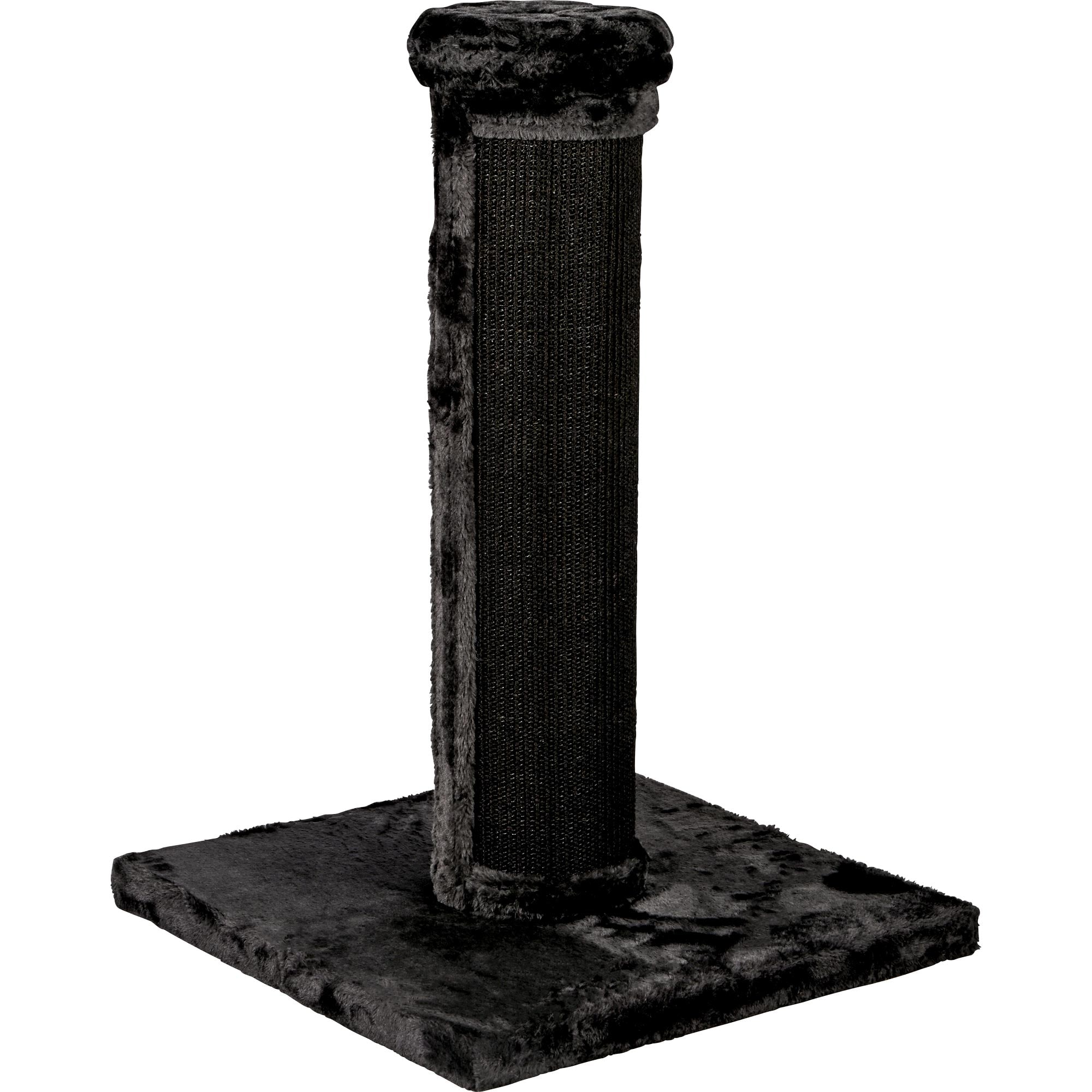 dobar Kratzbaum "Scratchy" aus Holz -Ma&szlig;e ca.:  55 x 55 x 80 cm - Schwarz 