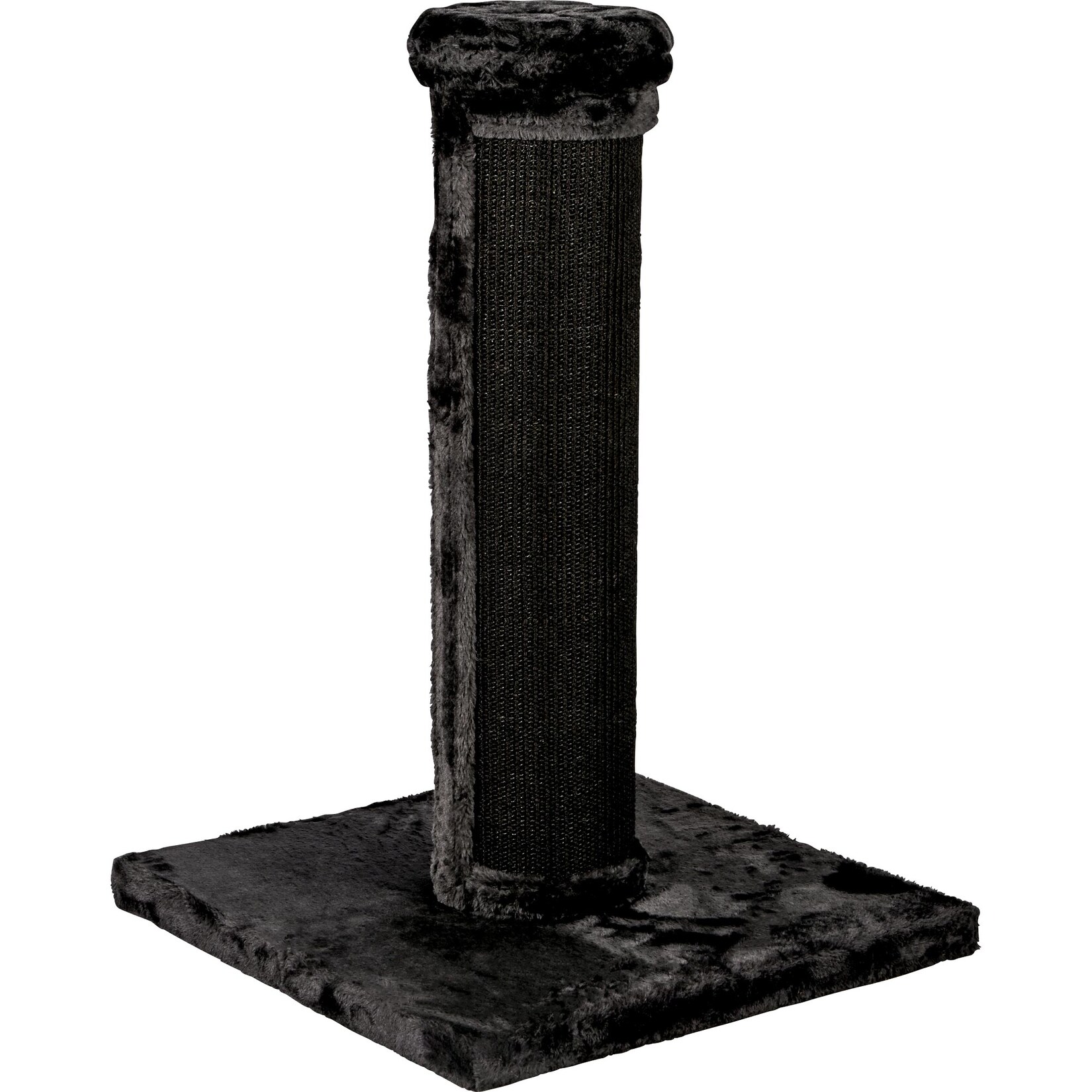 dobar Kratzbaum "Scratchy" aus Holz -Maße ca.:  55 x 55 x 80 cm - Schwarz