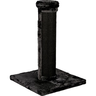 dobar Kratzbaum "Scratchy" aus Holz -Maße ca.:  55 x 55 x 80 cm - Schwarz 