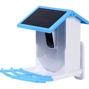dobar Vogel-Futterhaus EAZY mit Solarpanel und Wifi-Kamera 