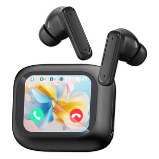 Fontastic TWS In-Ear Kopfhörer + Smart Case, Schwarz 