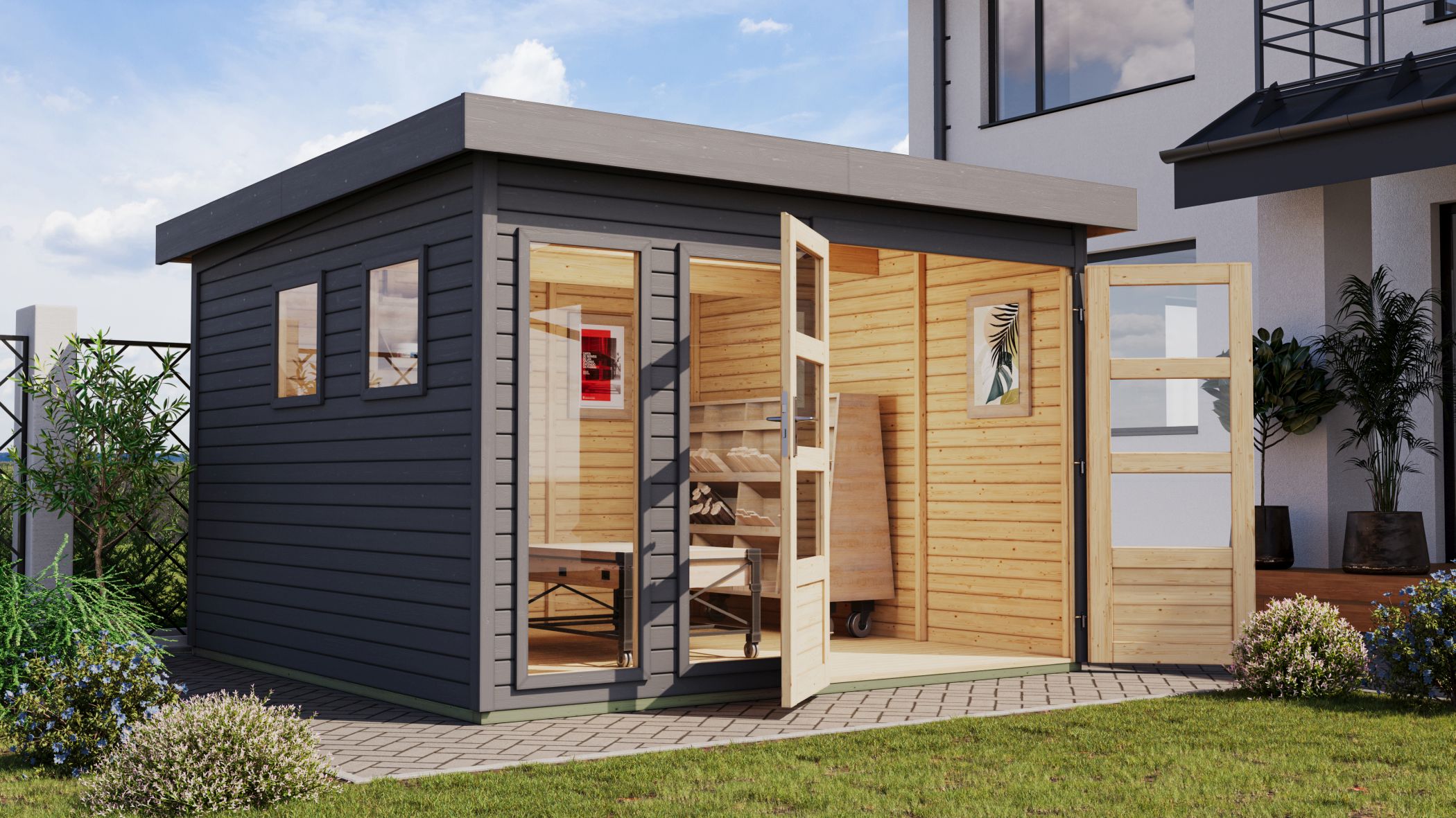 Karibu Gartenhaus Pentus 6 