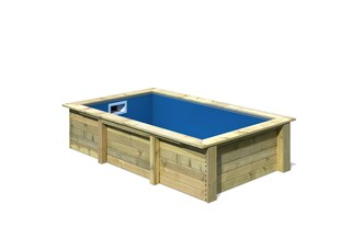 Karibu Holzpool Large inkl. Sandfilteranlage & Skimmer 