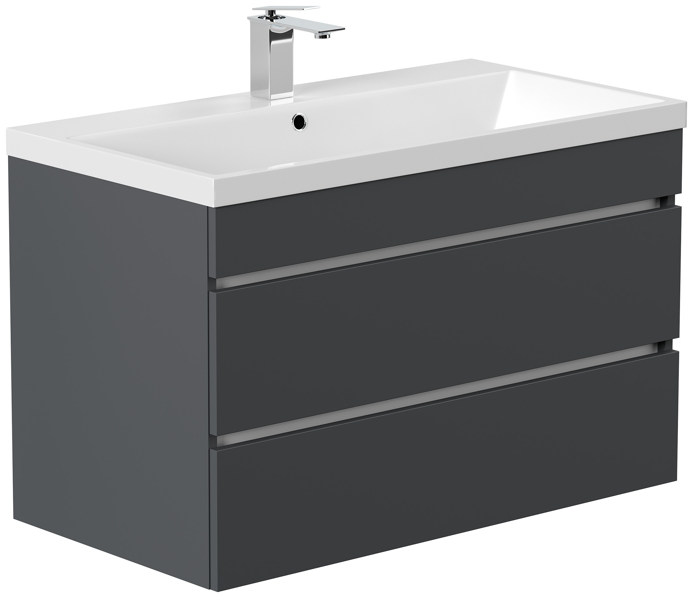 Badm&ouml;bel Felini mit grifflosen Schubladen in versch. Ausf&uuml;hrungen 