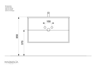 Badmöbel Homeline 90 weiss hochglanz 