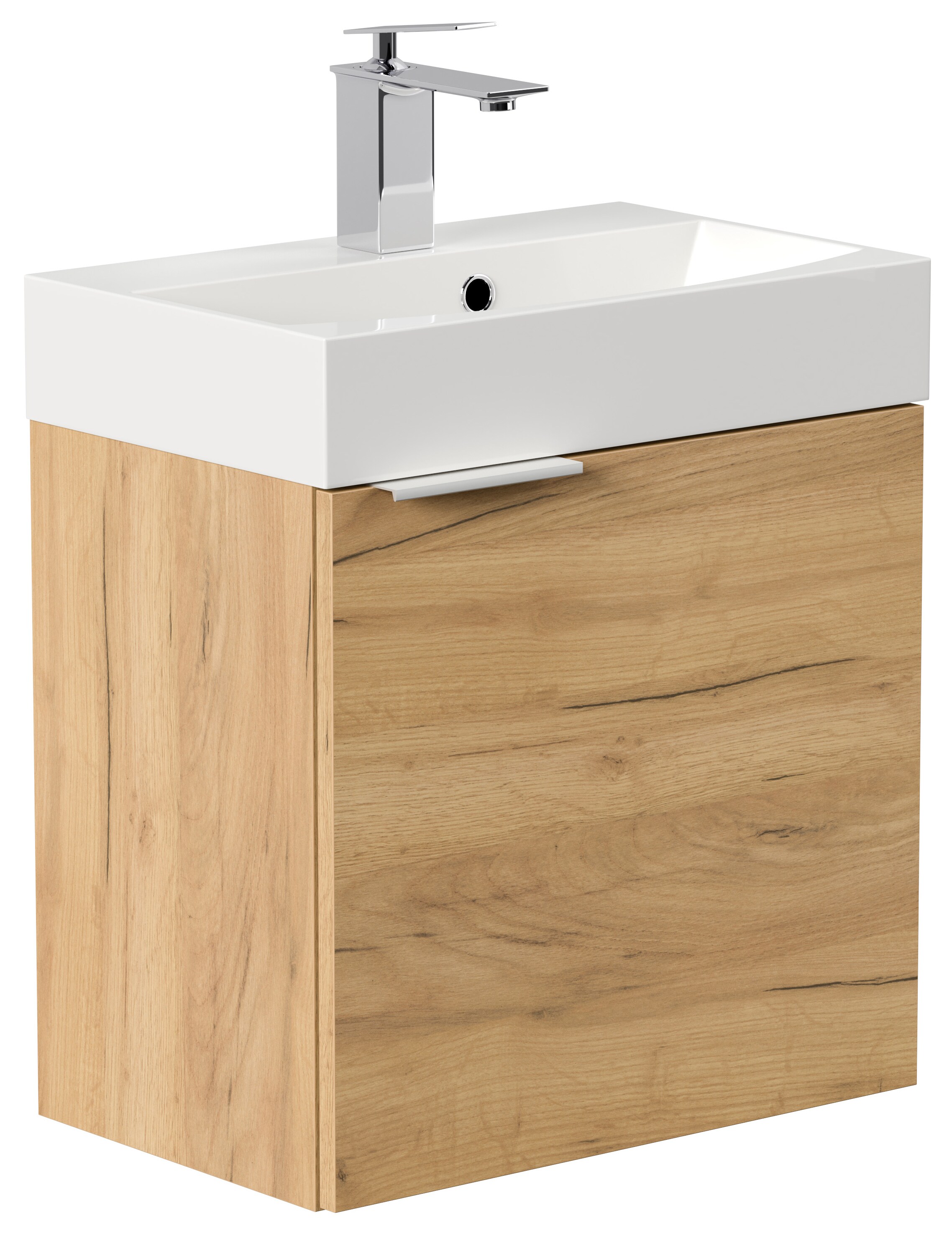 G&auml;ste WC Badm&ouml;bel Cubi Slimline 50cm SoftClose in versch. Ausf&uuml;hrungen 