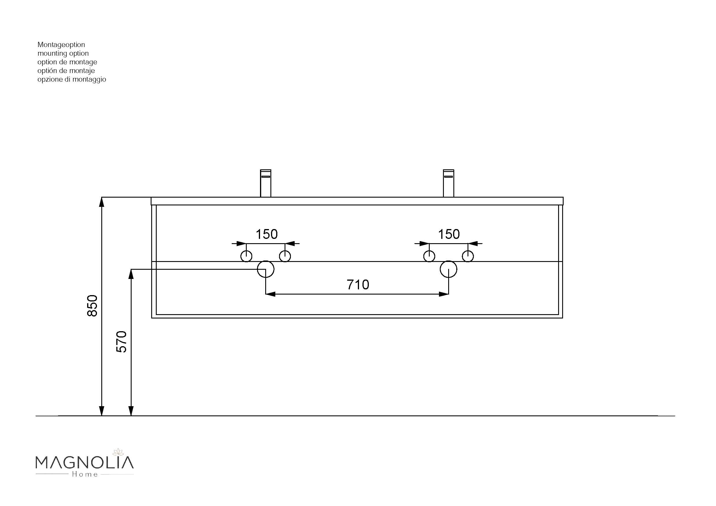 Badm&ouml;bel Geant 160 weiss hochglanz 