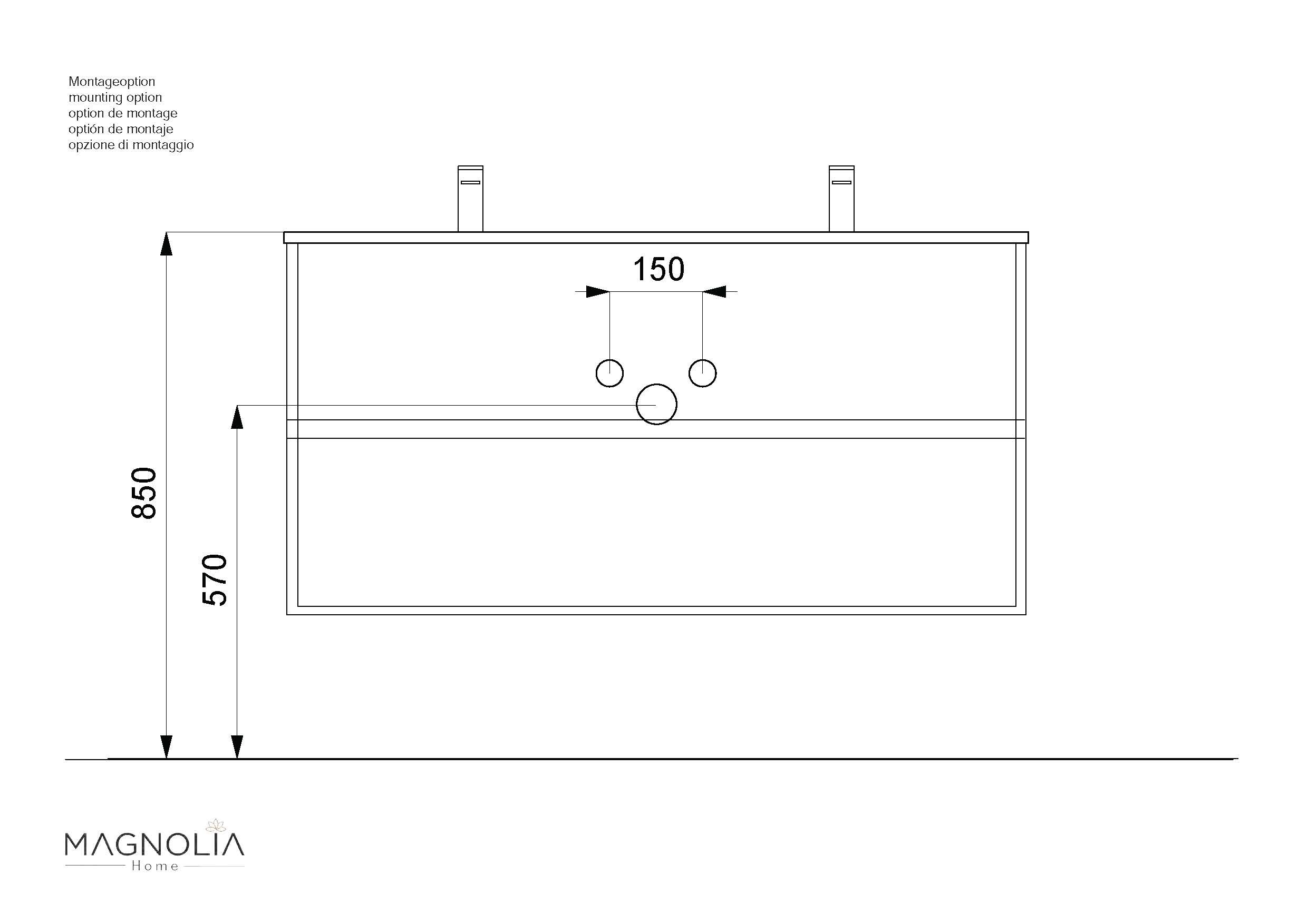 Badm&ouml;bel Limes & Doppel-Waschtisch 120cm 2 Greifraum SoftClose Ausz&uuml;ge wei&szlig; Hgl 