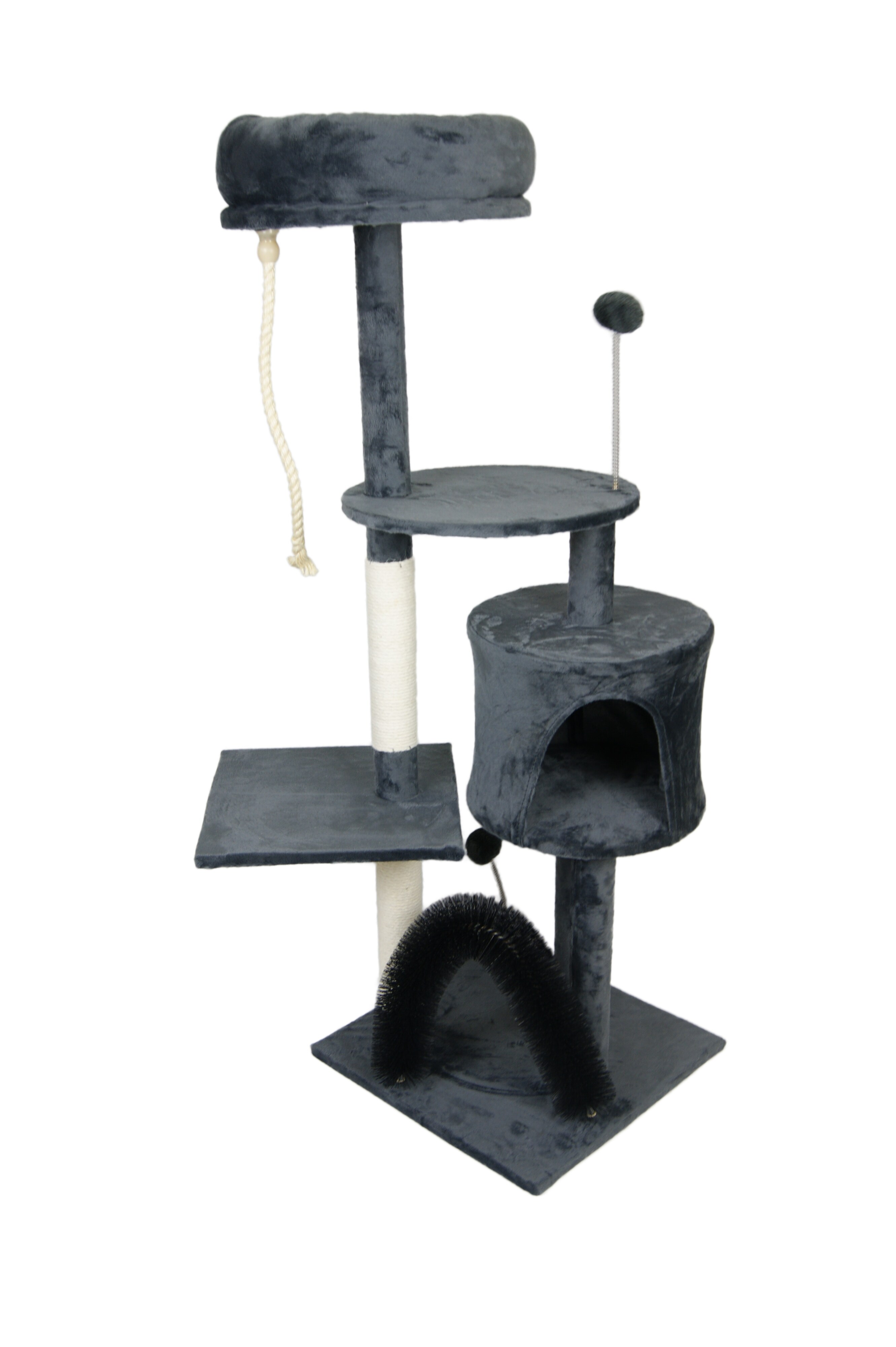 Rohrschneider Katzenbaum grau 