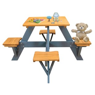 Coemo Kindersitzgruppe Romy Kindertisch und Sitze Gartentisch 