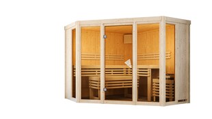 Karibu Innensauna Inara inkl. Saunaofen 9kW integr. Steuerung 