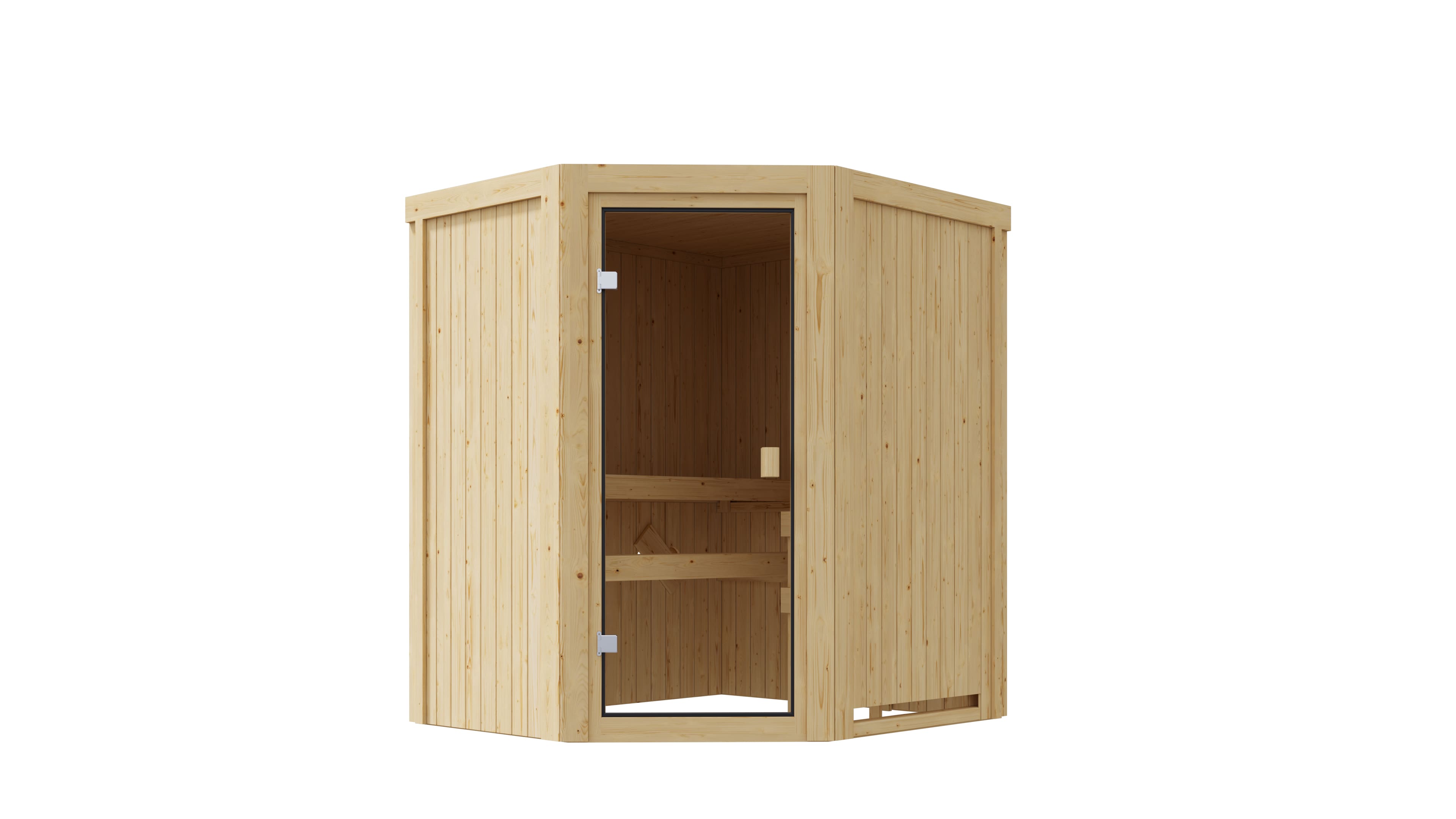 Karibu Innensauna Divna inkl. Saunaofen 3,6kW integr. Steuerung 