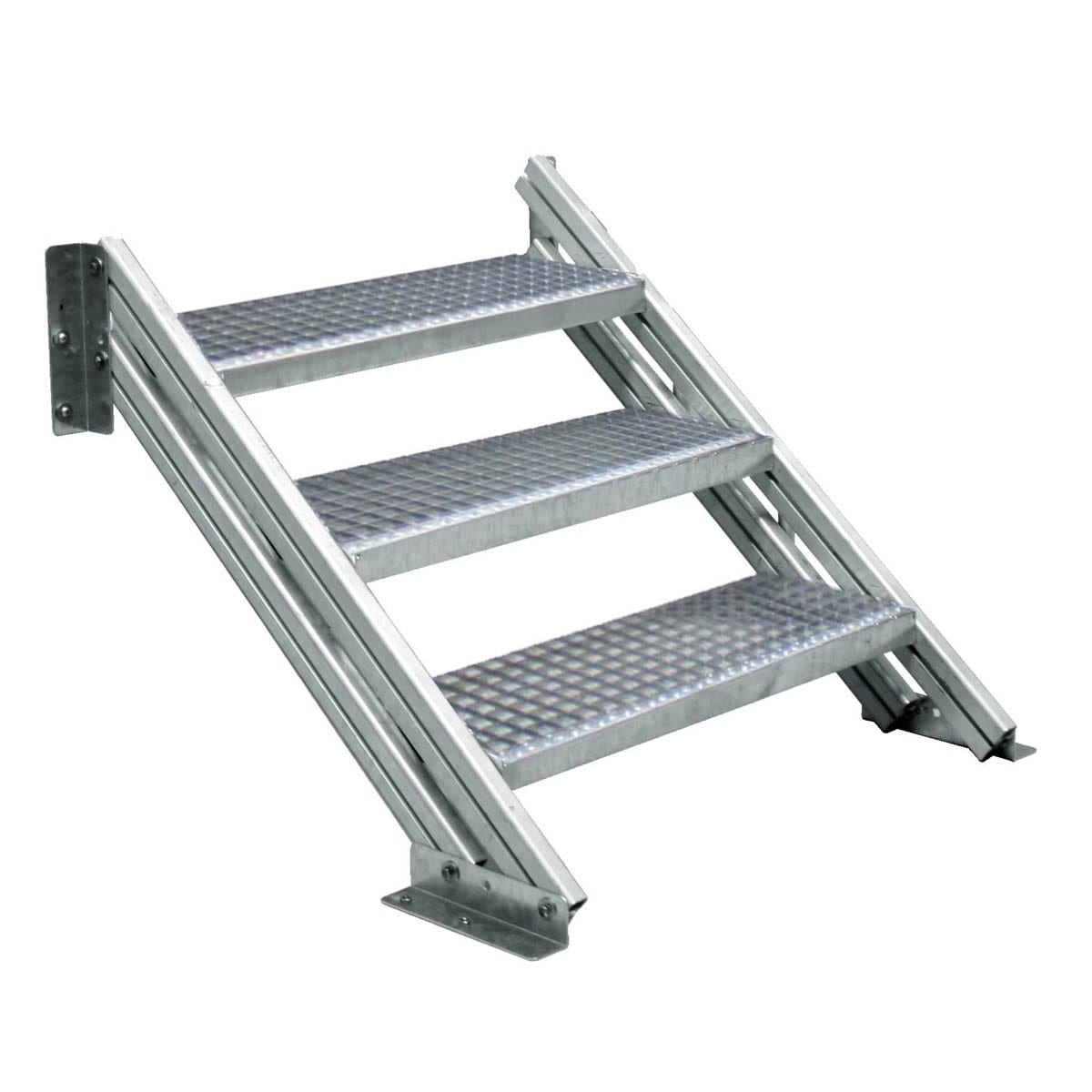 Treba Alaska Au&szlig;entreppe, 3 Gitterroststufen, 1000 mm 
