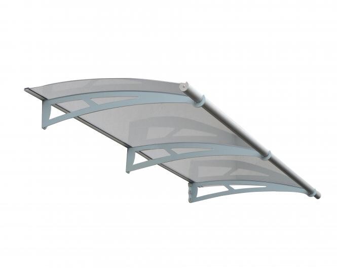 Palram Canopia Aquila Vordach, anthrazit, klar 205,5x91,5x17,5 in cm (LxBxH) 