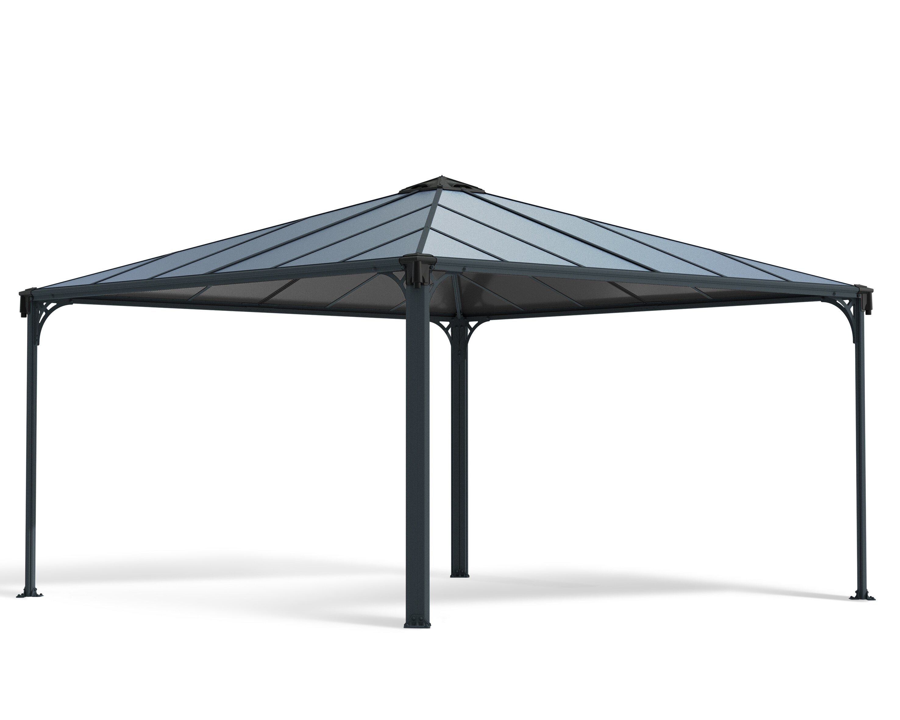 Canopia Palermo Aluminium-Pavillon 4,3 x 4,3 m Grau 