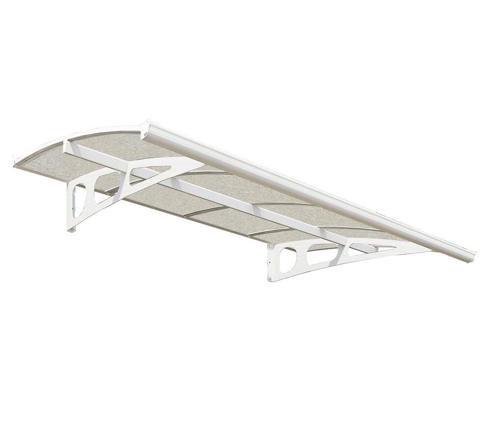 Palram - Canopia Bordeaux 2.2x1.4 Vordach Haustür Vordach glas klar Pultvordach