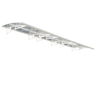 Palram - Canopia | Bordeaux 7x1.4 Vordach, weiß, klar 