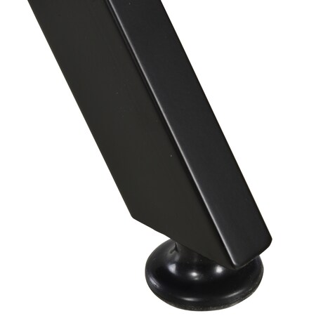 HOMCOM Gamingtisch mit Headset-Haken und Getränkehalter schwarz 105 x 55 x  75 cm (LxBxH)