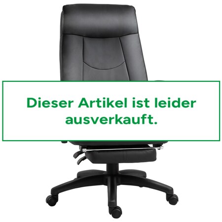 Vinsetto Bürostuhl mit Fußstütze 64 x 64 x 112-120 cm (BxTxH)  Chefsessel  Gamingstuhl Drehstuhl Schreibtischstuhl bei Marktkauf online bestellen