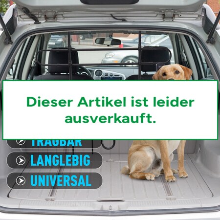 Gepäckraumgitter Kofferraum Universal Trenngitter für Hunde Auto