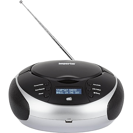 IMPERIAL DABMAN PBB 2 CD-Player DAB+, FM-Radio, USB, MP3 Player, LC-Display 