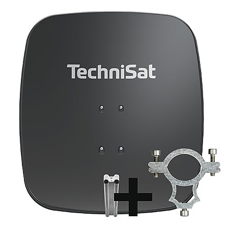 TechniSat SATMAN 65 PLUS inkl. LNB-Halteschelle und AZ/EL-Halterung 