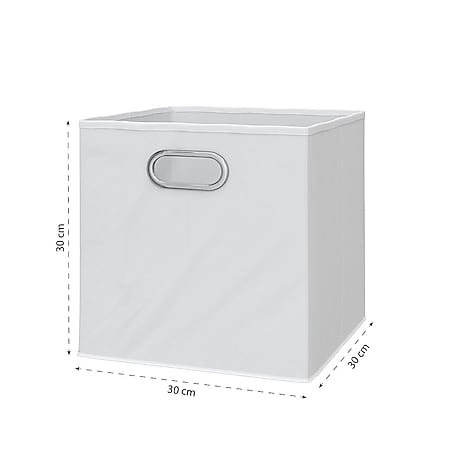 VICCO 8er Set Faltbox 30x30 cm weiß Faltkiste Aufbewahrungsbox Regalbox Box  bei Marktkauf online bestellen
