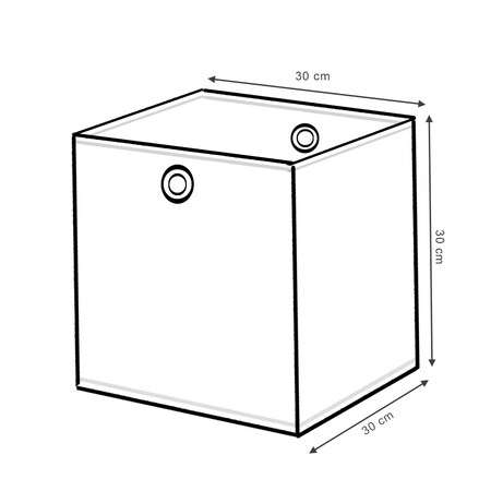 Aufbewahrungsbox Sanne Hocker faltbar mit Deckel weiss Faltbox Regalbox Box  bei Marktkauf online bestellen