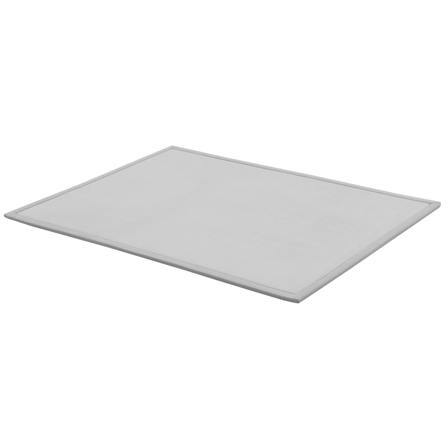 Juskys Krabbelmatte Maila Spielmatte 200x150 cm Yogamatte f&uuml;r Kind, Baby - rutschfest, weich - Grau 