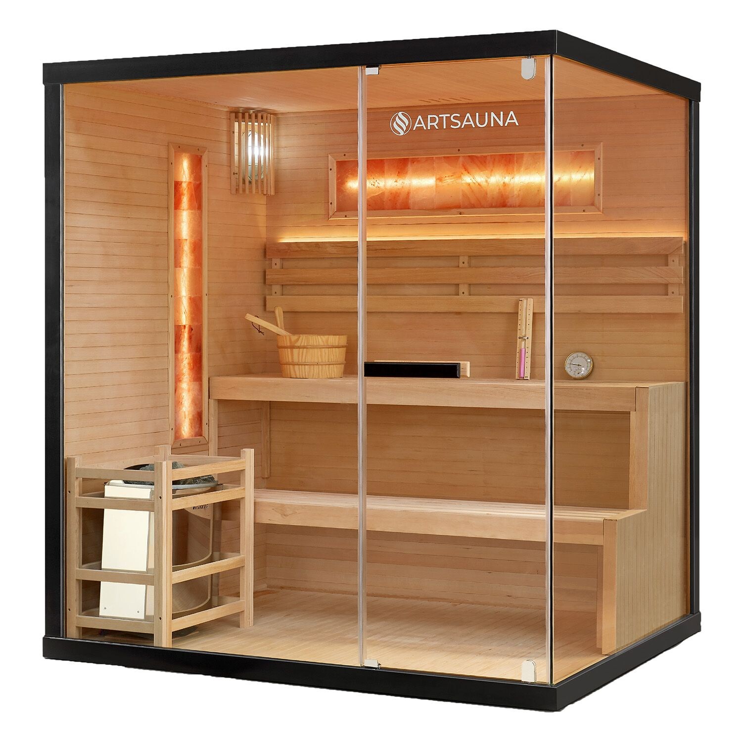 Sauna intérieur Vantaa 175 - Pierre de sel | Artsauna |