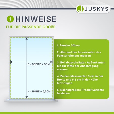 Juskys Fliegengitter mit Alu-Rahmen 130 x 150 cm für Fenster zum Einhängen  UV-beständig in Weiß bei Marktkauf online bestellen