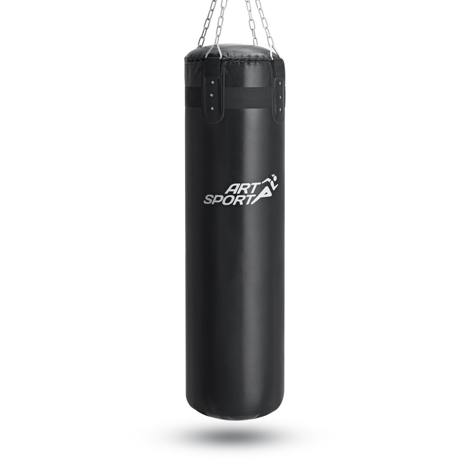 Boxsack gefüllt, Box Set mit Stahlkette & Karabinerhaken für Erwachsene Schwarz