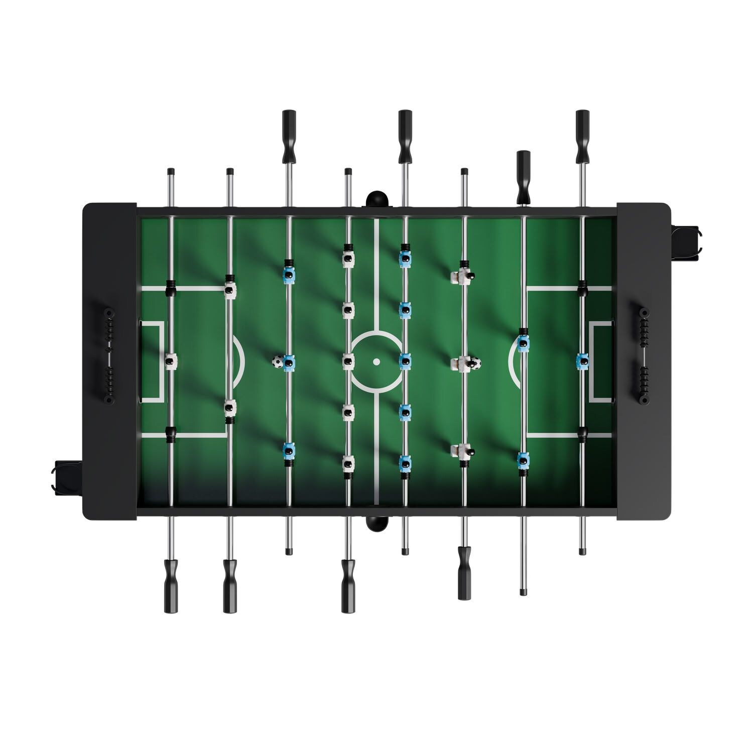 ArtSport Tischkicker Wuzzler – Kickertisch inkl. 2 Bälle mit Getränkehalter – Kicker – Tischfußball