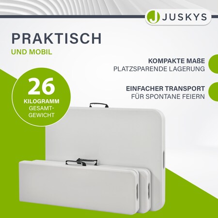 Juskys Bierzeltgarnitur Passau 3-teilig klappbar 220 cm - Festzeltgarnitur  aus Holz Natur bei Marktkauf online bestellen