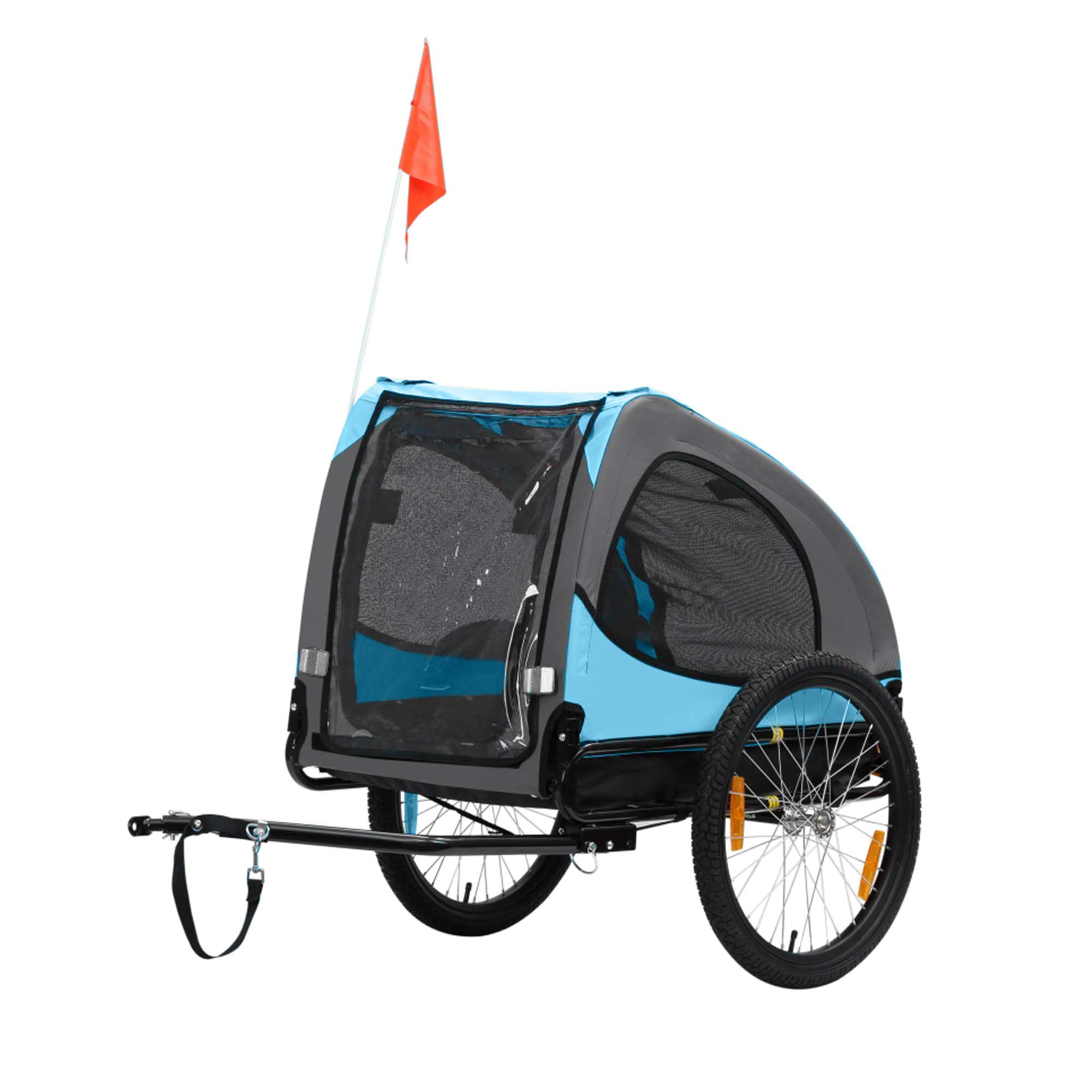 zoomundo Hundeanh&auml;nger Fahrradanh&auml;nger f&uuml;r Hunde - Buddy in T&uuml;rkis 