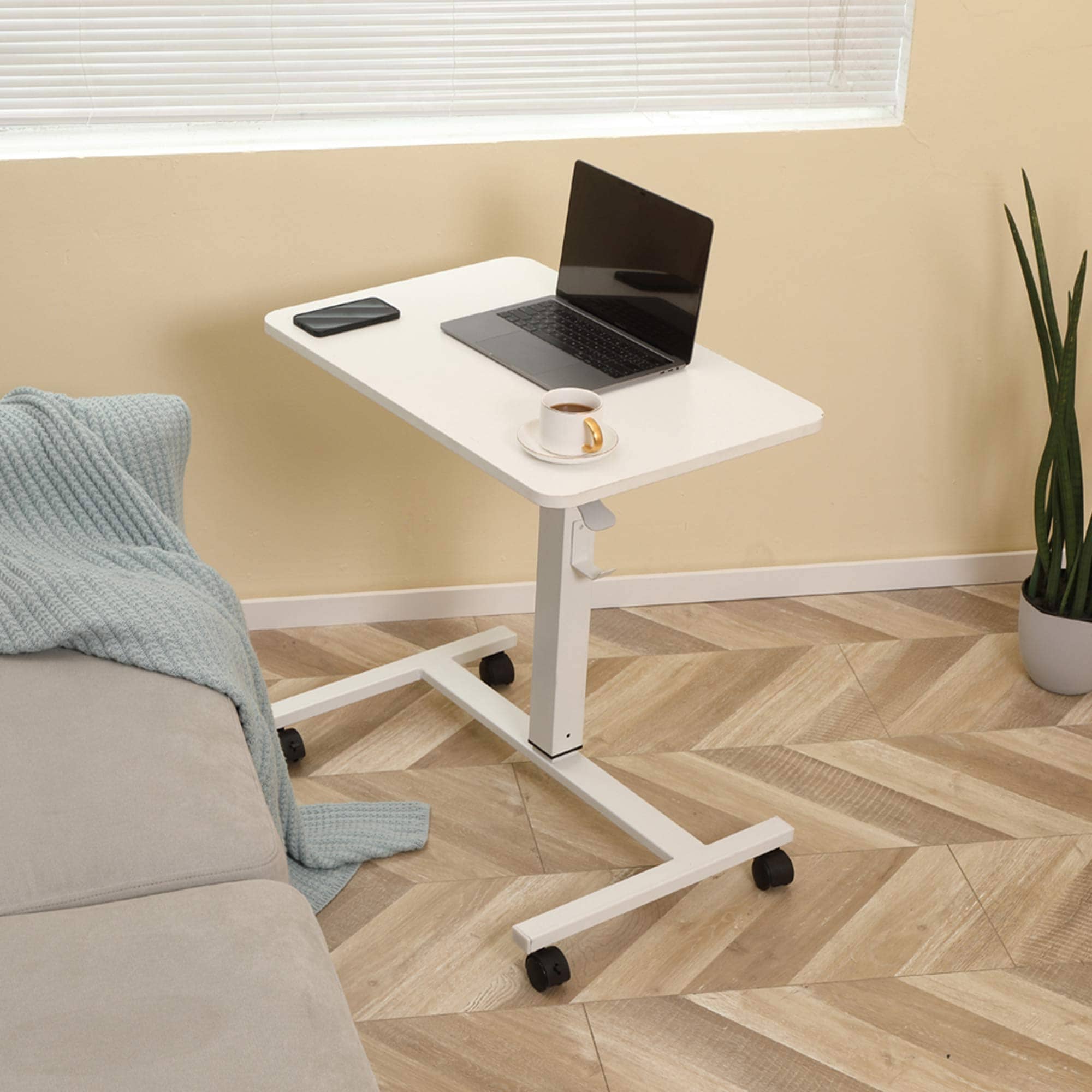 Makika Stehpult / Laptoptisch h&ouml;henverstellbar mit Rollen 