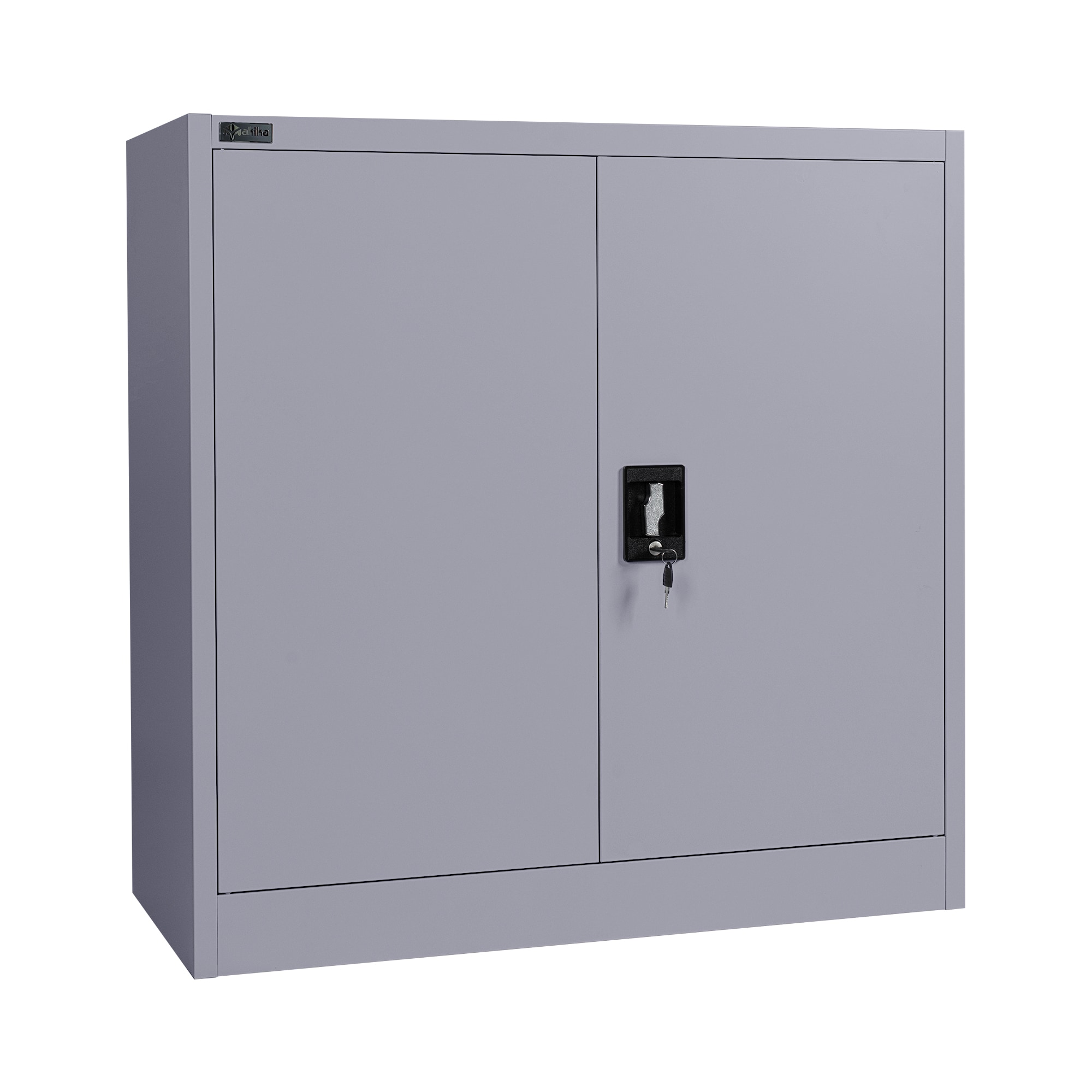 Makika Aktenschrank / B&uuml;roschrank abschlie&szlig;bar 40x90x90cm in Anthrazit 