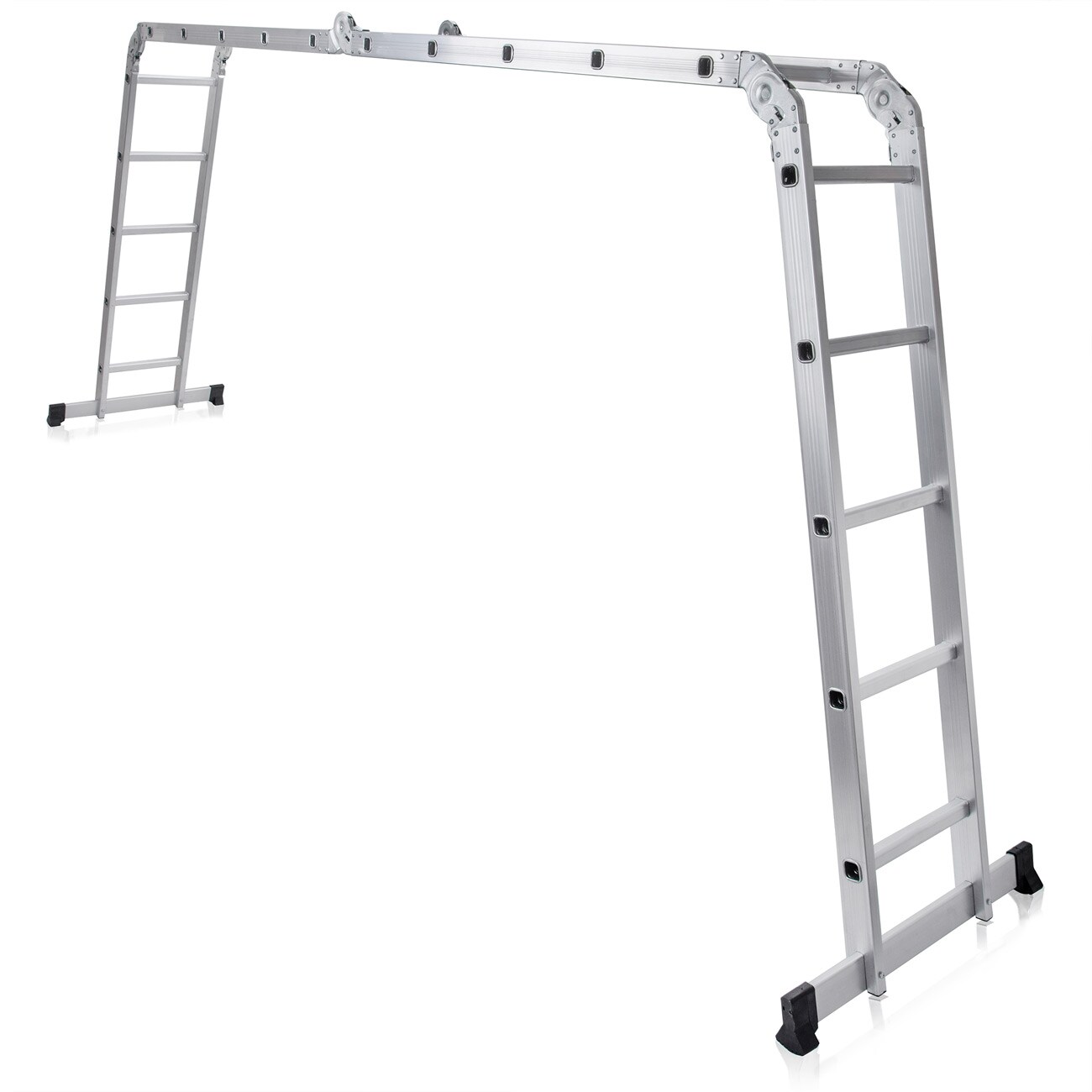 MAXCRAFT Multifunktionsleiter / Mehrzweckleiter 4x5 - L&auml;nge 5,51m 