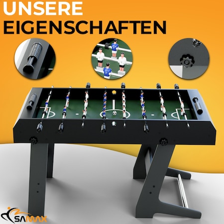 SAMAX Kickertisch / Tischfußball - klappbar